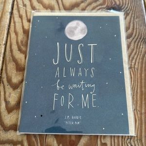 "Just Always Be Waiting for Me" Card